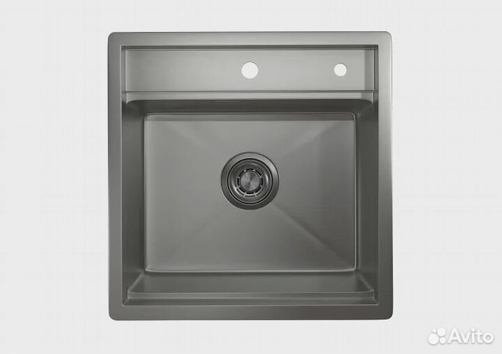 Кух мойка granula Kitchen 5051 сталь матовая