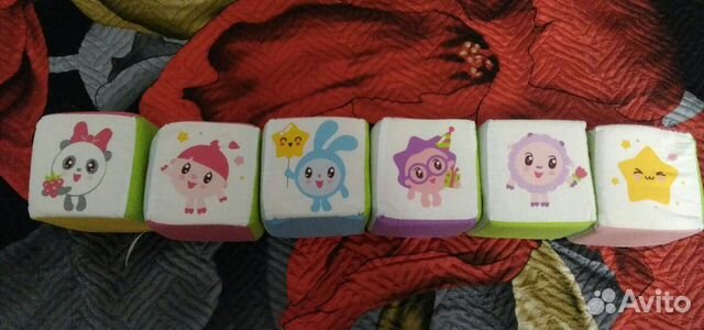 Кубики мягкие развивающие