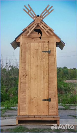 Уличный туалет домик с установкой отс 089
