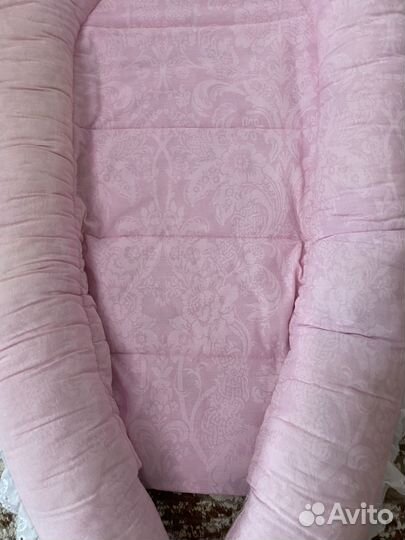 Кокон гнездышко для новорожденных двухсторонний