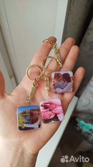 Брелок для ключей с фотографией
