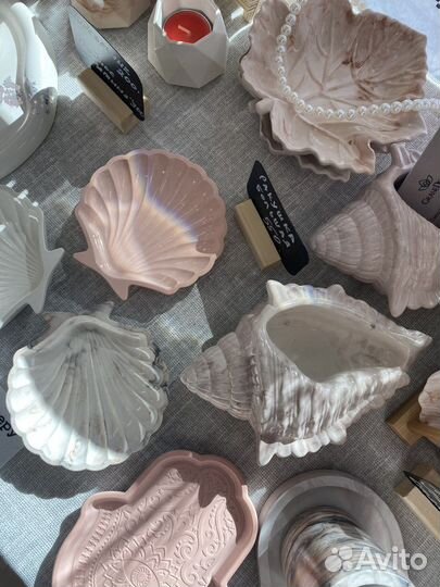 Гипсовые изделия. Вазы. Подносы. Кашпо. Декор