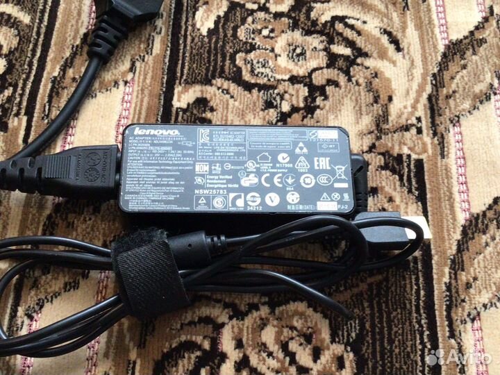 Блок питания Lenovo adlx45NLC3A 20V-2.25A