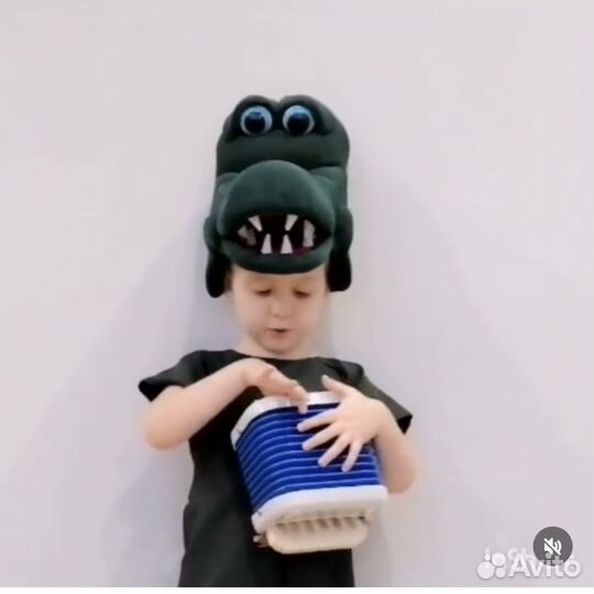 Костюм Крокодил Гена 104-110