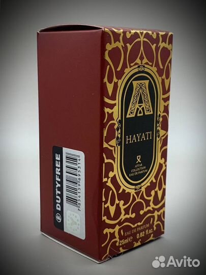 Духи Attar hayatti new