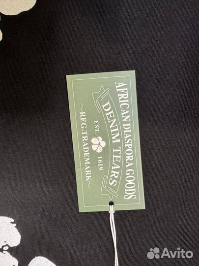 Футболка denim tears NEW collection черная