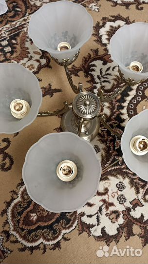 Люстра потолочная подвесная бу