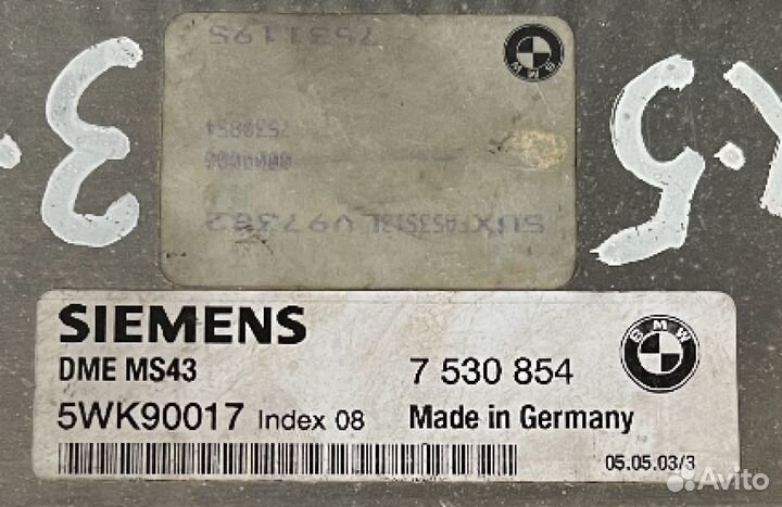 Блок управления двигателем BMW X5 E53