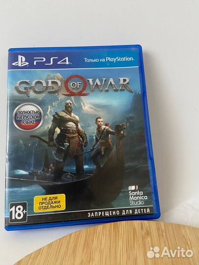 Диски на ps4 God of war