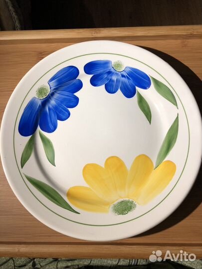 Тарелки фаянсовые живописные Зик Конаково СССР