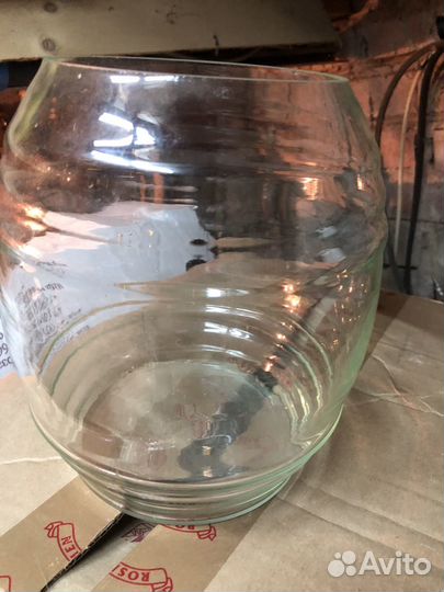 Стеклянная емкость 5л. и 15л