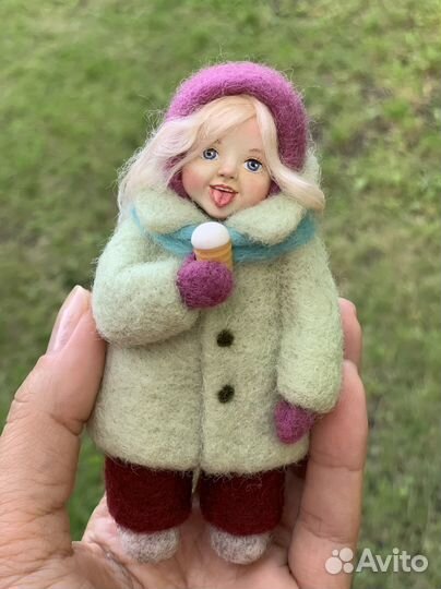 Ватные елочные игрушки