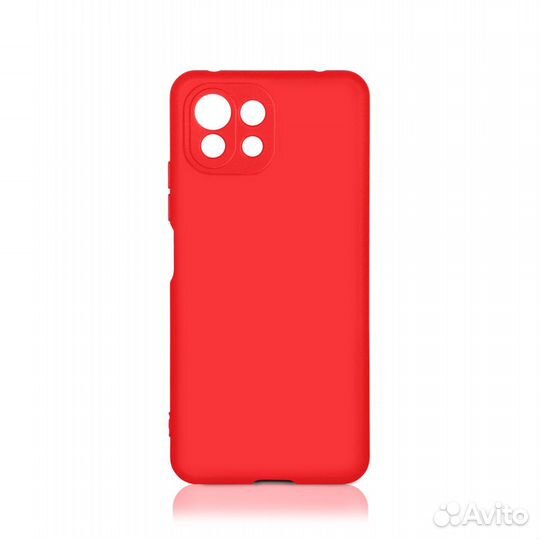 Силиконовый чехол для Xiaomi Mi 11 Lite DF (red)