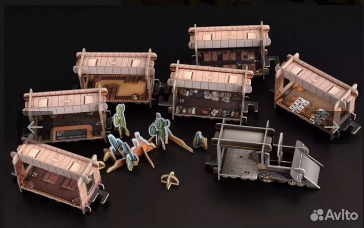 Кольт Экспресс настольная семейная игра