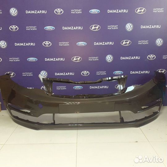 Бампер передний Kia Rio 2015-2017 кофейный