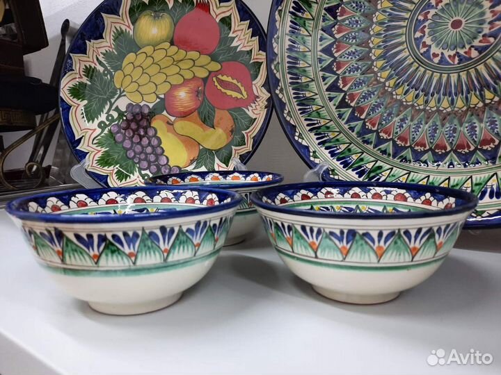 Косы (супницы) узбекские синие