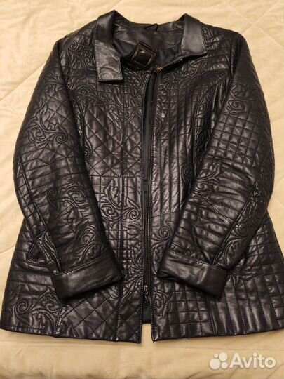 Куртка кожаная женская 44 46 натуральная