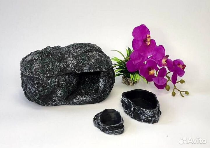 Комплект для эублефара: влажная камера и поилки