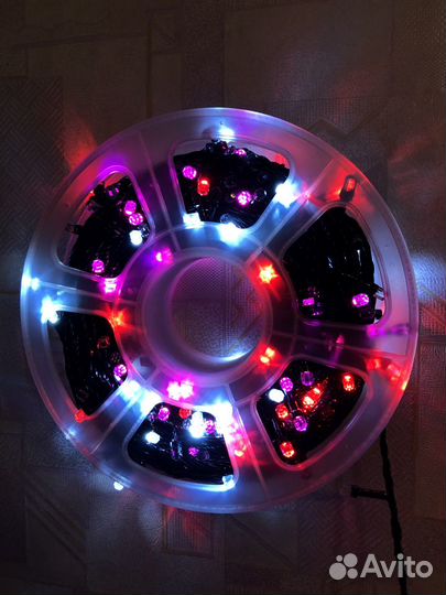 Уличная гирлянда 50 метров, светодиодная лента