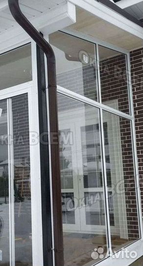 Остекление окон и балконов пвх