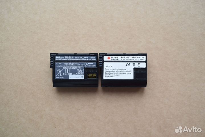 Аккумуляторы 2шт для nikon