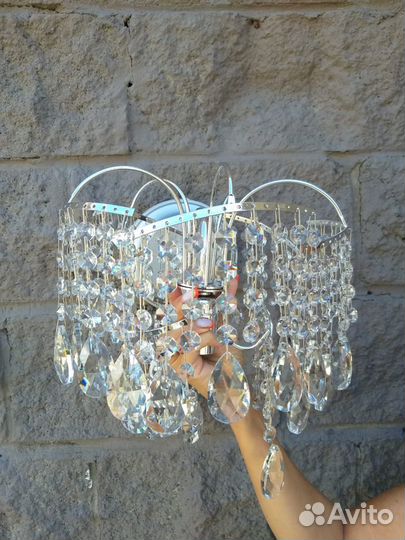 Настенный светильник бра хрусталь