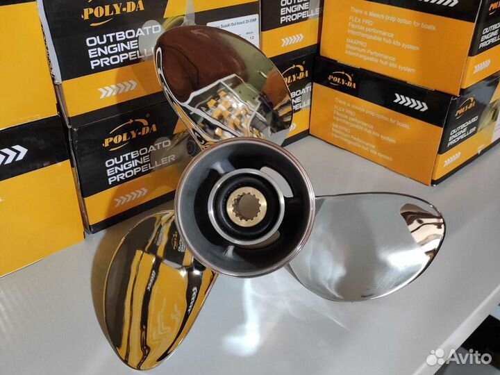 Гребной винт Yamaha 60-140; 3*13*21, сталь