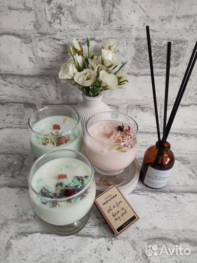 Свечи в бокале