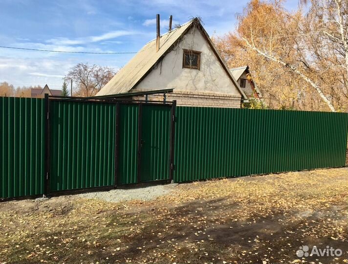 Заборы из профнастила с установкой