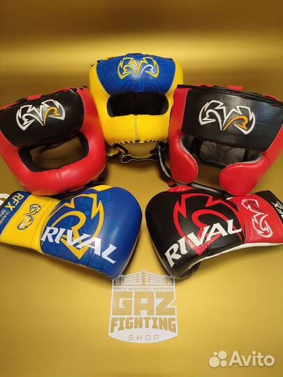 Боксерские шлема бандаж перчатки
