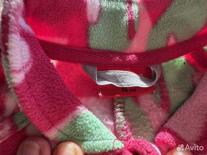 Флисовый комбинезон 74 reima