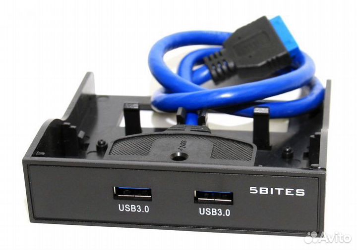 Планка в сб 2xUSB 3.0, 5bites,отсек 3,5