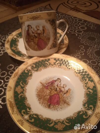 Кофейный набор, 12 предметов, Япония, новый