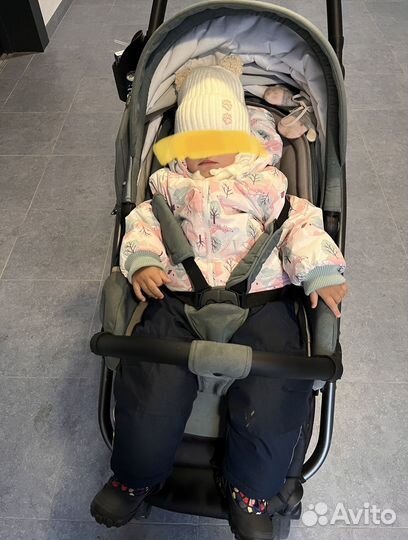 Комплект Куртка + штаны на бретелях детские 92