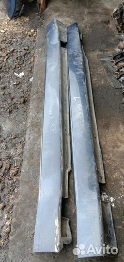 Накладка порога левый и правый на бмв 7 Е65