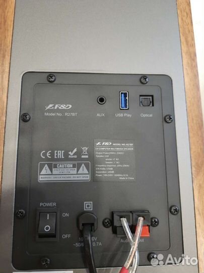 Колонки F&D R27BT / 2.0 / 50вт / Bluetooth