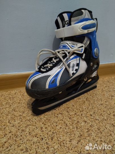 Ролики раздвижные+ коньки RGX, размер 33+36