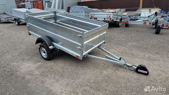 Легковой прицеп Крепыш 2.5/1.3 с доп. бортом