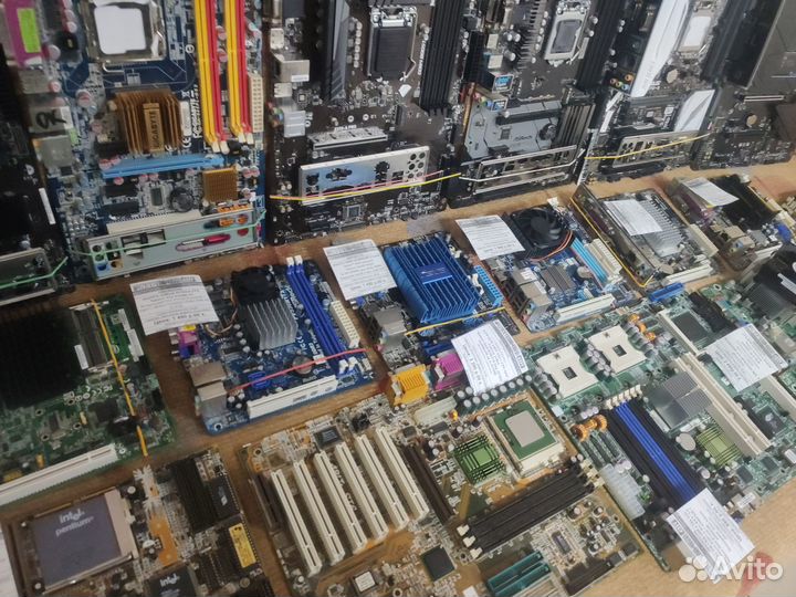 Материнские платы Intel + AMD Б/У с гарантией