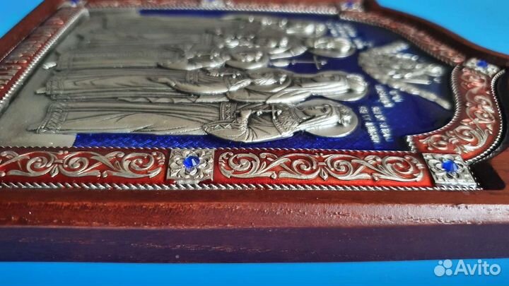 Икона Николай II с семьёй