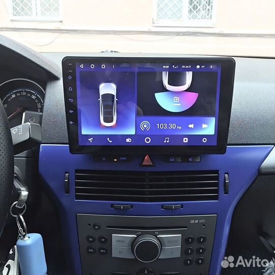 Магнитола Opel Astra H с Android Auto