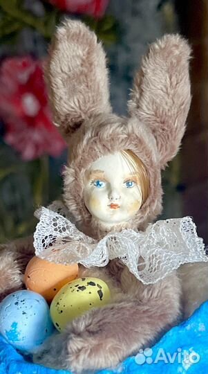 Интерьерный Пасхальный Зайка