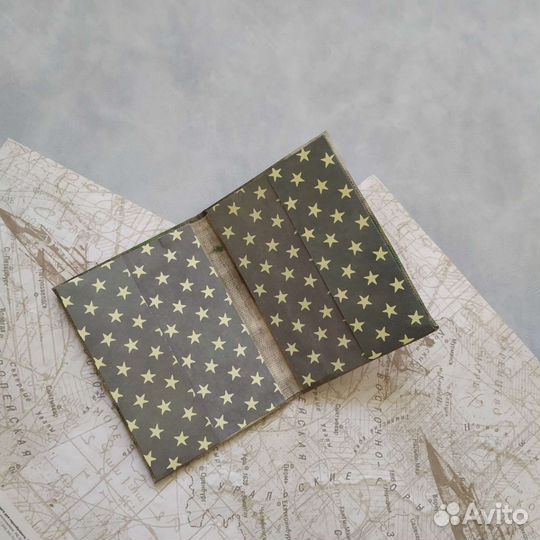 Тканевая обложка на военный билет для Росгвардии