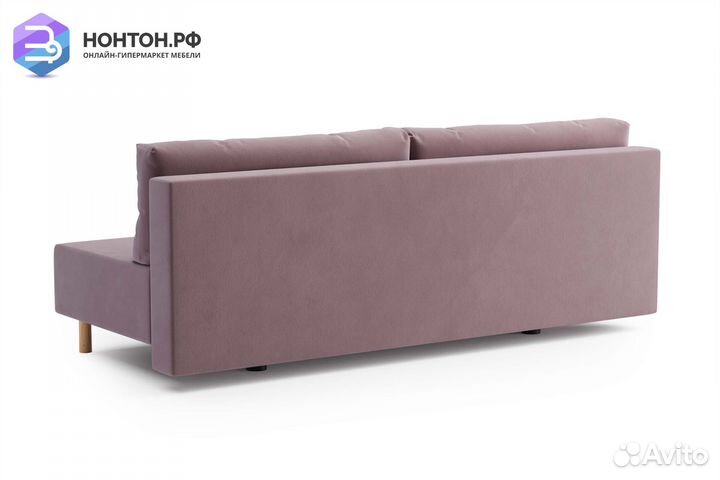 Диван еврокнижка Сайле розовый