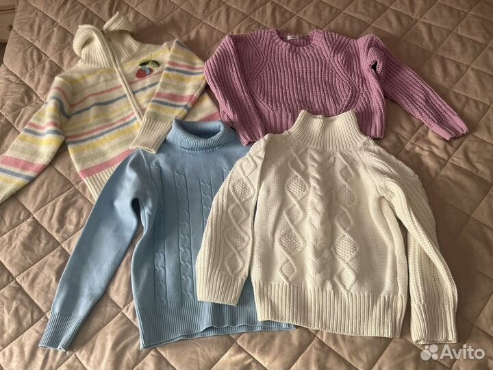 Пакет теплых вещей для девочки 134