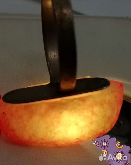 Серьги кольца янтарь в коллекцию