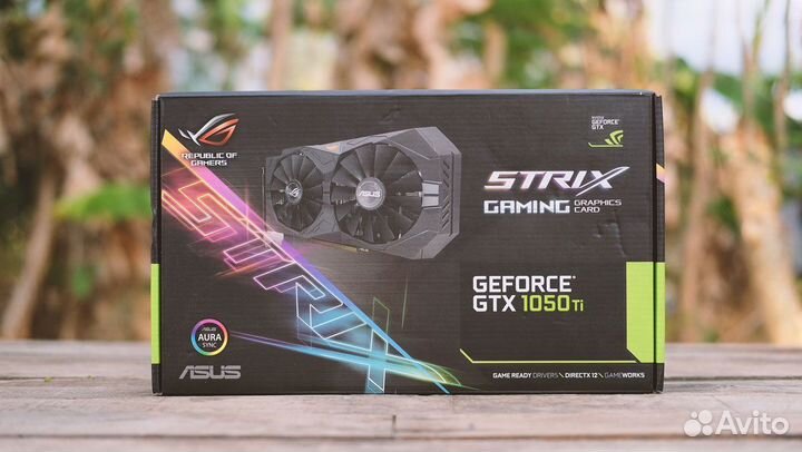 Видеокарта gtx 1050 ti strix