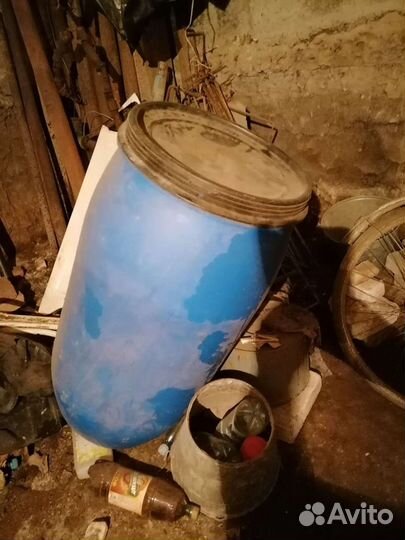 Бочки пластиковые пищевые с герметичной крышкой