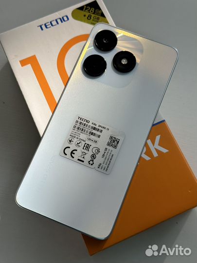 Tecno spark 10 128 гб