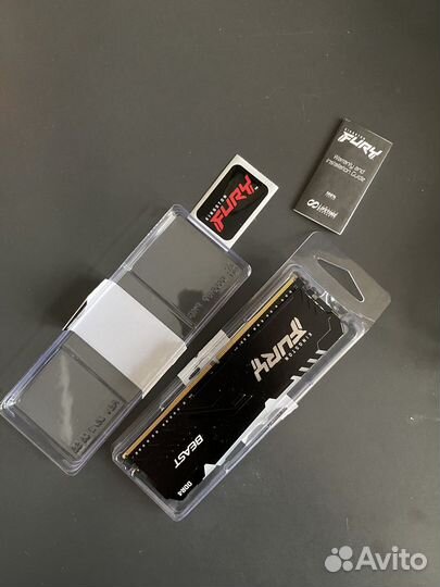 Kingston fury beast black rgb ddr4 16 gb